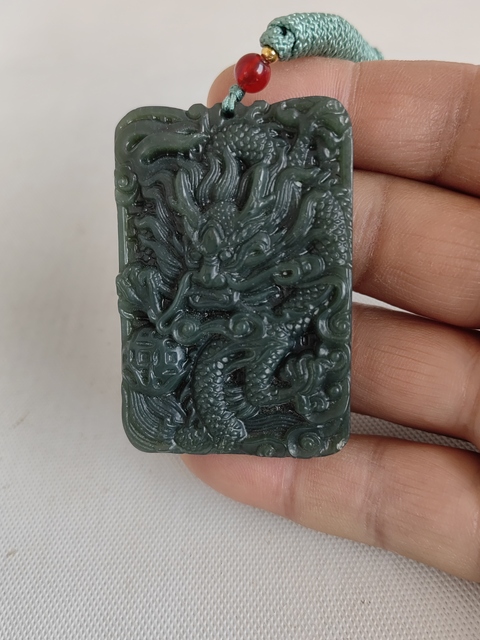 古玩玉器和田玉雕“龍鳳牌”拍賣,當前價格350元
