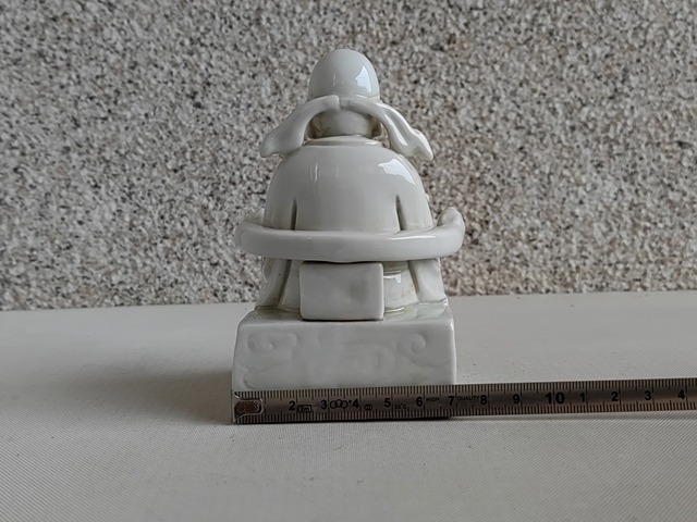 古玩陶瓷德化白瓷財神造像拍賣，當前價格480元