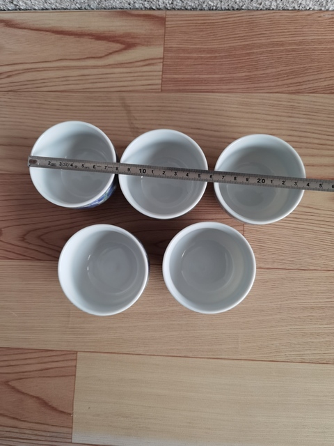 古玩陶瓷青花加彩杯拍賣,當前價格220元