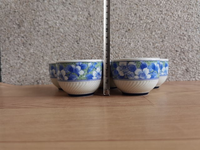 古玩陶瓷青花加彩杯拍賣,當前價格220元