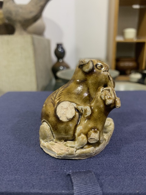 古玩陶瓷青釉瓷羊拍賣,當前價格12000元