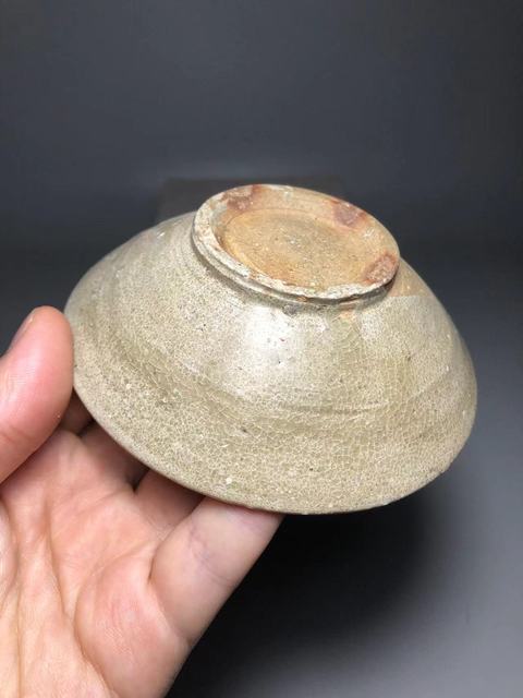 古玩陶瓷唐,越窯青釉茶碗拍賣,當前價格600元