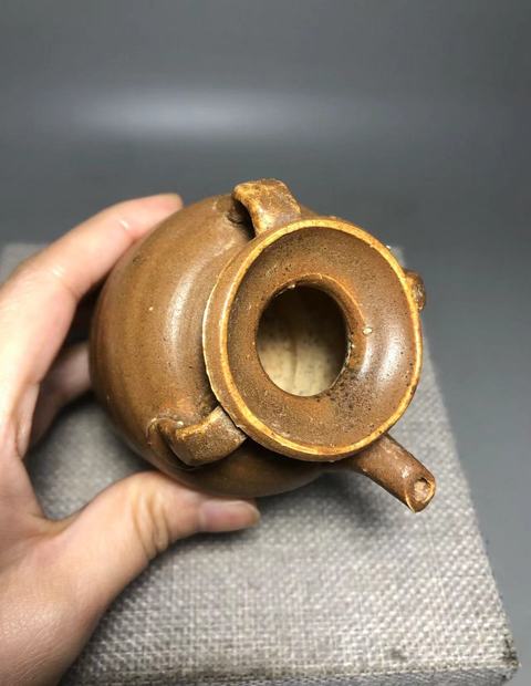 古玩陶瓷宋,紫定小執壺拍賣,當前價格1600元