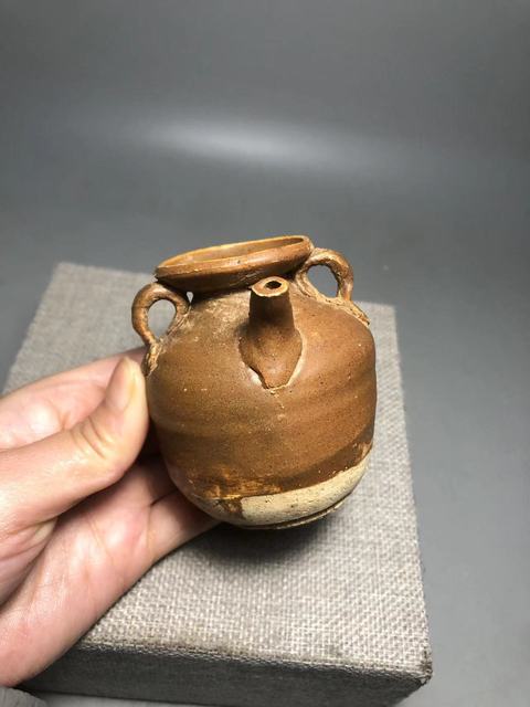 古玩陶瓷宋,紫定小執壺拍賣,當前價格1600元