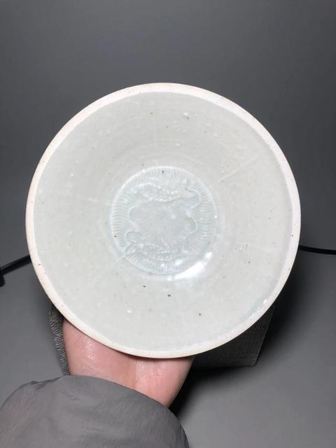 古玩陶瓷宋,青白釉六出筋雙魚盤拍賣,當前價格2000元