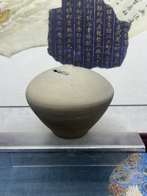 古玩陶瓷漢代精品灰陶撲滿拍賣，當前價格169元