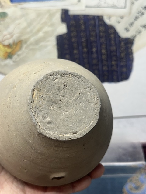 古玩陶瓷漢代精品灰陶撲滿拍賣，當前價格169元