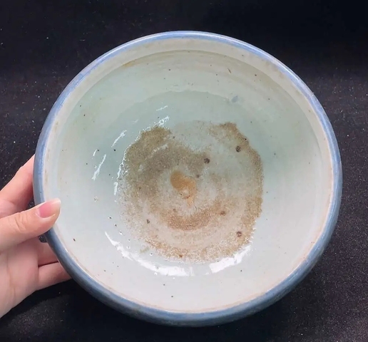 古玩陶瓷清中期霽藍釉香爐拍賣,當前價格1388元