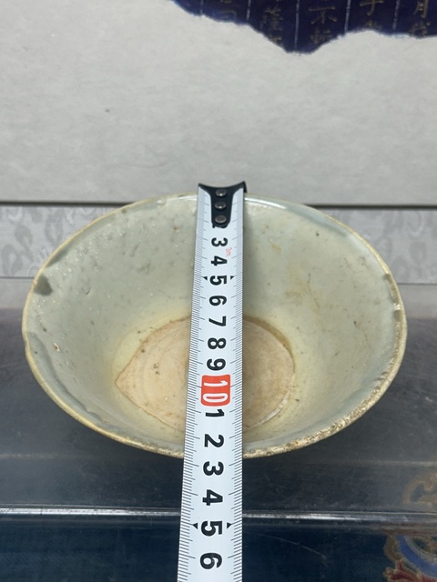 古玩陶瓷明末清初.花卉紋青花碗拍賣，當(dāng)前價(jià)格298元