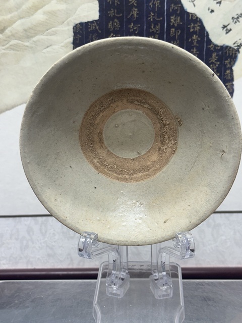 古玩陶瓷澀圈圈足疊燒工藝碗真品鑒賞圖