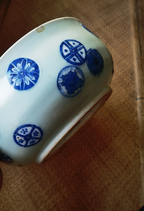 古玩陶瓷青花洗真品鑒賞圖