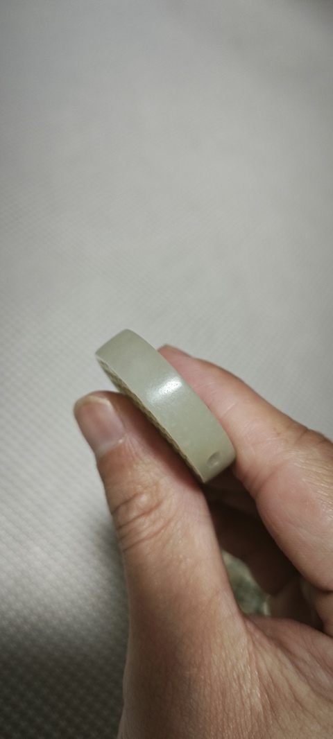 古玩玉器和田玉雕“乳釘紋”墜飾真品鑒賞圖