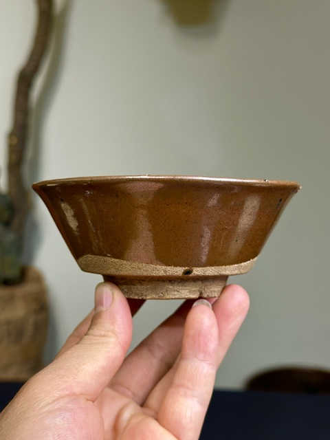 古玩陶瓷清代,磁州窯茶盞拍賣,當前價格138元