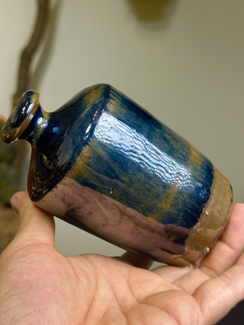 古玩陶瓷清·黑釉瓶真品鑒賞圖
