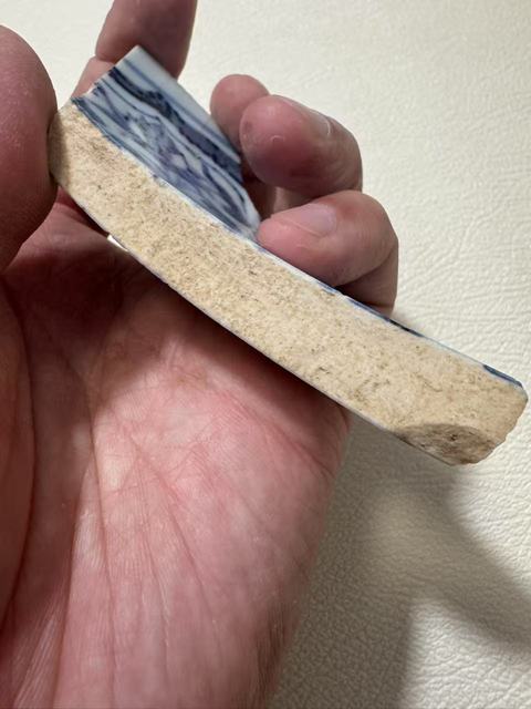 古玩陶瓷元青花瓷片標(biāo)本真品鑒賞圖