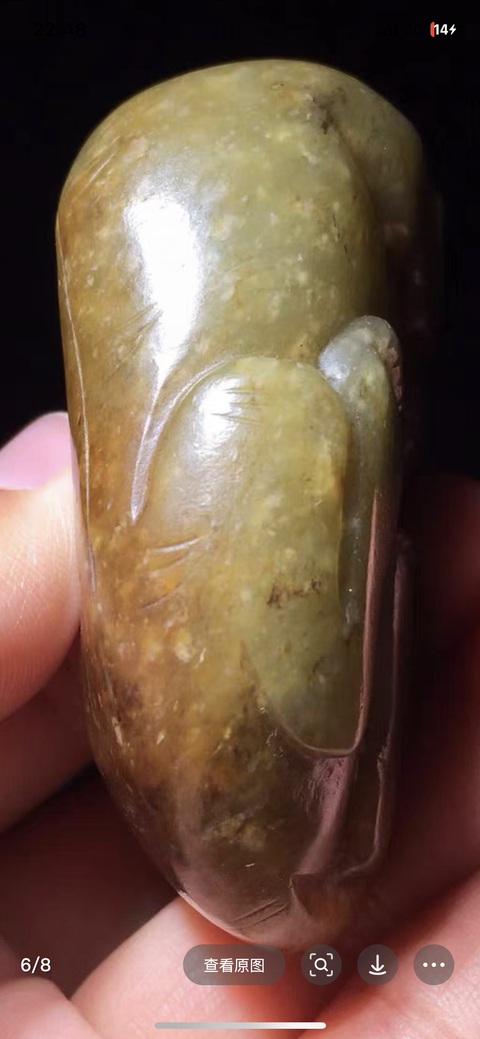 古玩玉器提油仿古“玉虎”真品鑒賞圖