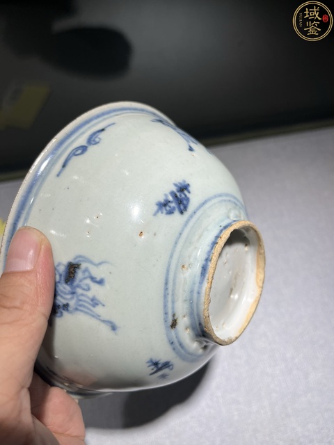 古玩陶瓷明中期.青花線描人物故事紋碗拍賣,當前價格2980元