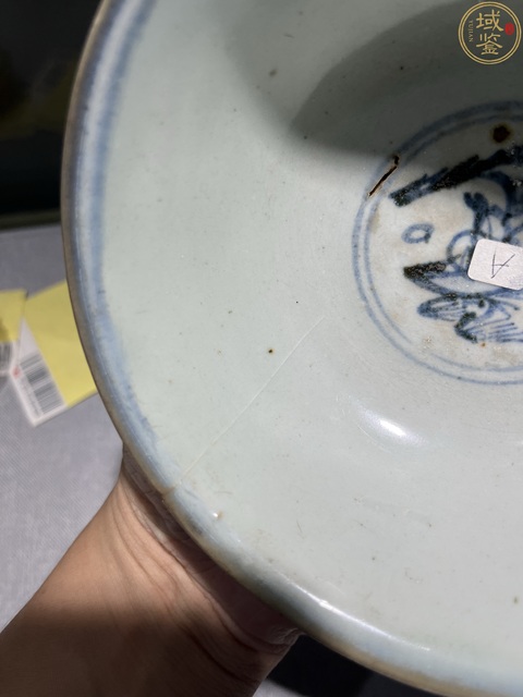 古玩陶瓷明中期.青花線描人物故事紋碗拍賣,當前價格2980元