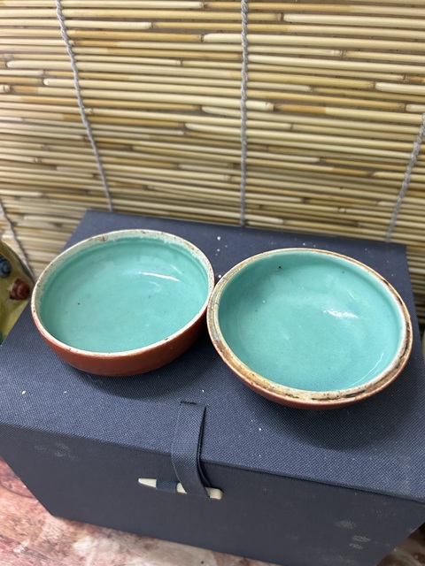 古玩陶瓷清代**紅描金蓋盒拍賣，當前價格1500元