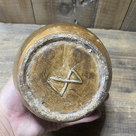古玩陶瓷褐釉玉壺春瓶真品鑒賞圖