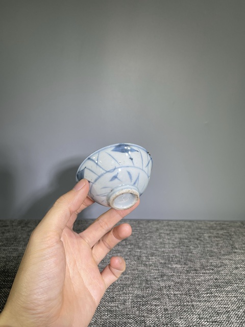 古玩陶瓷【茶器推薦】清中期.青花花卉紋茶碗拍賣,當前價格0元