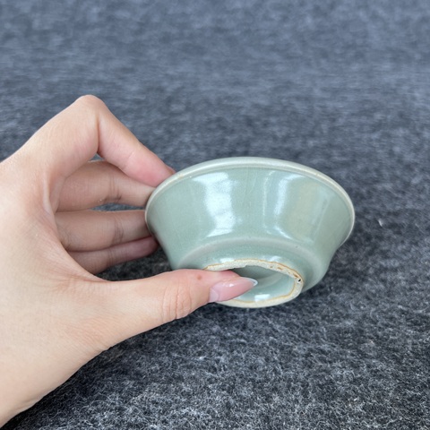 古玩陶瓷宋·龍泉青瓷直沿洗拍賣,當前價格30000元