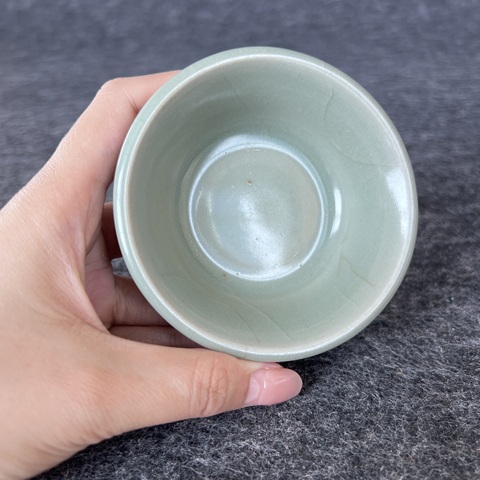 古玩陶瓷宋·龍泉青瓷直沿洗拍賣,當前價格30000元