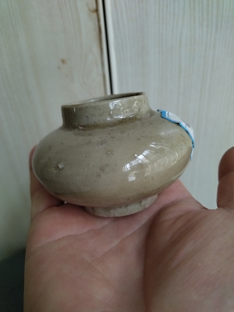古玩陶瓷青瓷水盂拍賣,當前價格666元