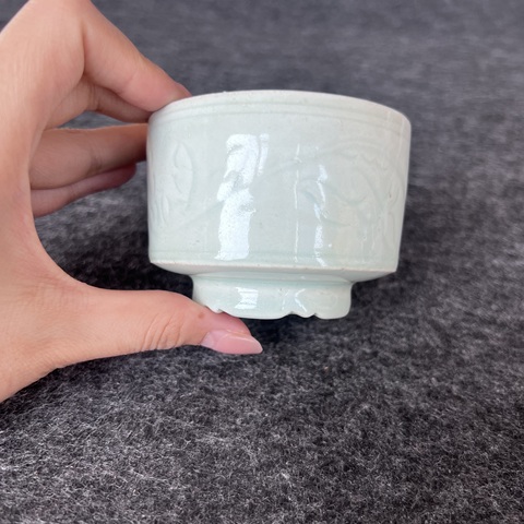 古玩陶瓷宋·影青白釉刻花琴爐拍賣，當前價格9000元