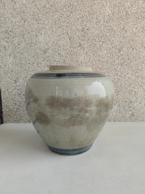 古玩陶瓷青花花卉紋罐拍賣,當前價格850元