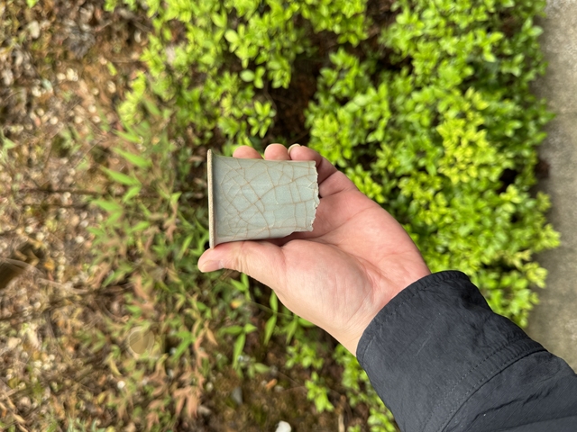 古玩陶瓷罕見南宋龍泉官窯青瓷瓶標本拍賣，當前價格666元