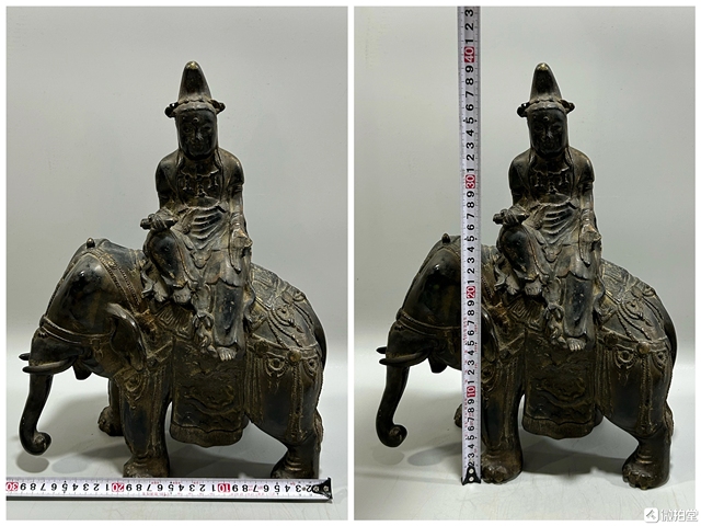 古玩銅器銅普賢菩薩拍賣,當前價格4999元