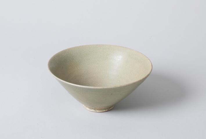 古玩陶瓷宋·耀州窯斗笠盞拍賣，當(dāng)前價(jià)格8888元