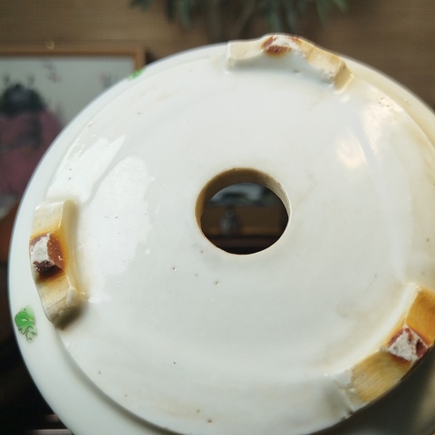 古玩陶瓷粉彩花卉紋花盆拍賣，當(dāng)前價(jià)格6500元