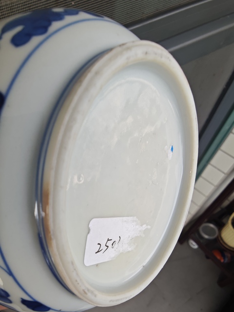 古玩陶瓷康熙·青花纏枝花卉紋蓋缸真品鑒賞圖