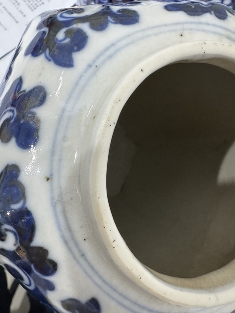 古玩陶瓷青花罐真品鑒賞圖