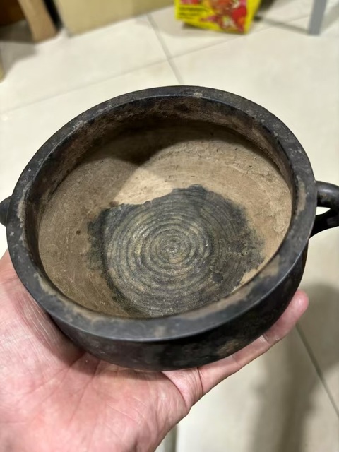 古玩銅器蚰龍耳爐真品鑒賞圖