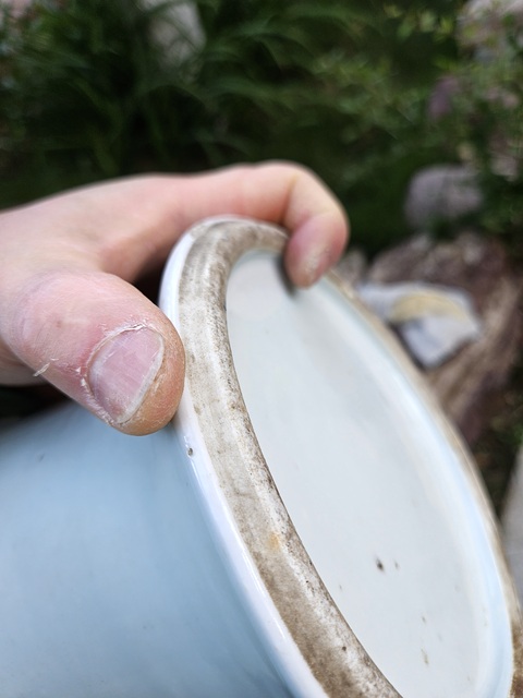 古玩陶瓷粉彩人物故事觀音瓶真品鑒賞圖