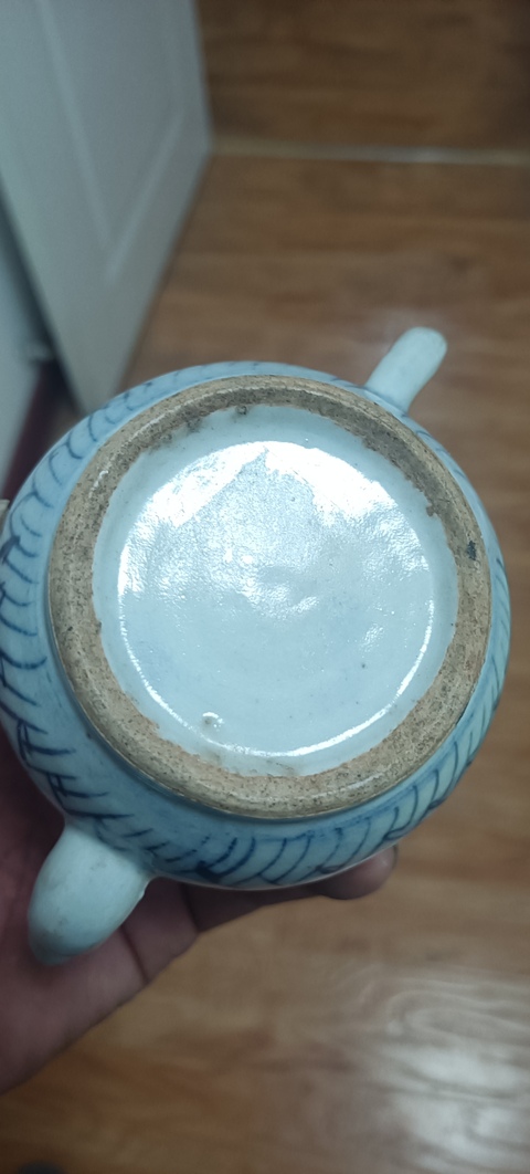 古玩陶瓷2個清道咸時期青花卉紋青花執壺拍賣,當前價格0元