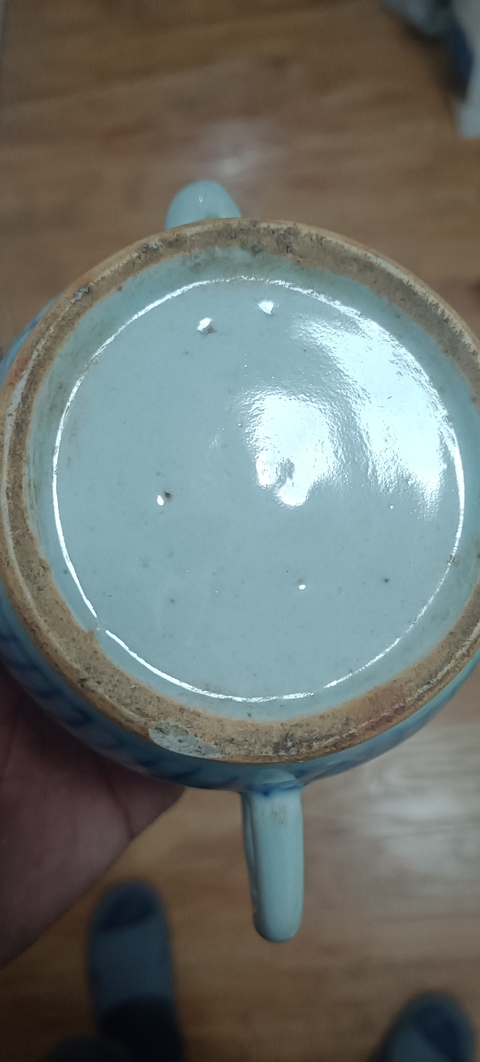 古玩陶瓷2個清道咸時期青花卉紋青花執壺拍賣,當前價格0元
