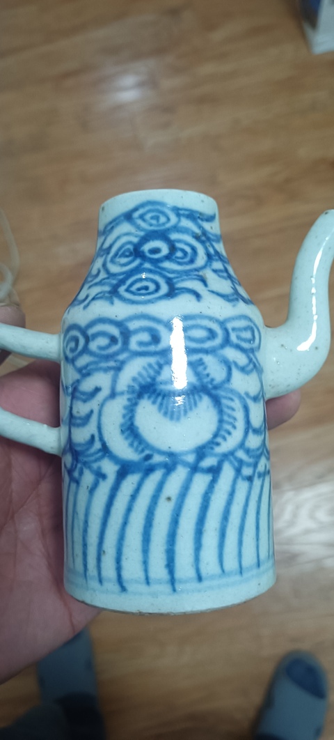 古玩陶瓷3個清中晚期青花卉執(zhí)壺拍賣,當(dāng)前價(jià)格0元