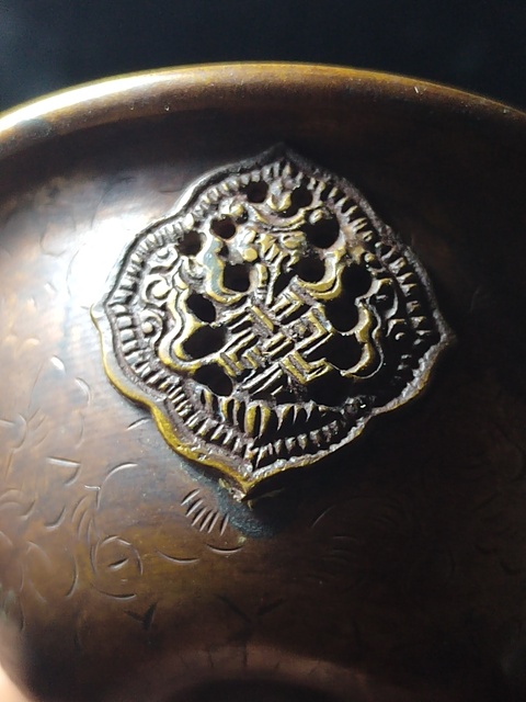 古玩銅器藏傳凈水碗拍賣(mài),當(dāng)前價(jià)格3800元
