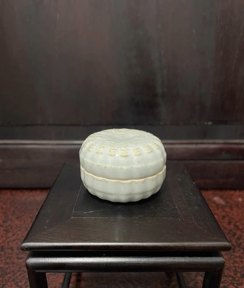 古玩陶瓷湖田窯影青粉盒拍賣，當前價格58888元