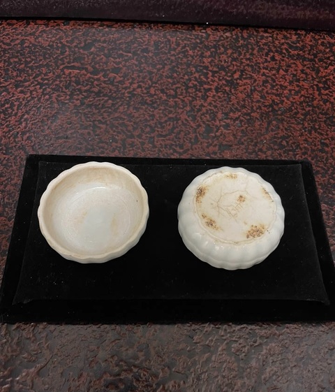古玩陶瓷湖田窯影青粉盒拍賣，當前價格58888元