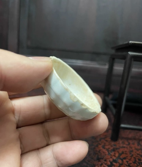 古玩陶瓷湖田窯影青粉盒拍賣，當前價格58888元
