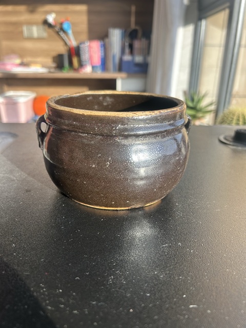 古玩陶瓷元末明初耀州窯油滴雙系罐（銀油滴）拍賣，當前價格3250元