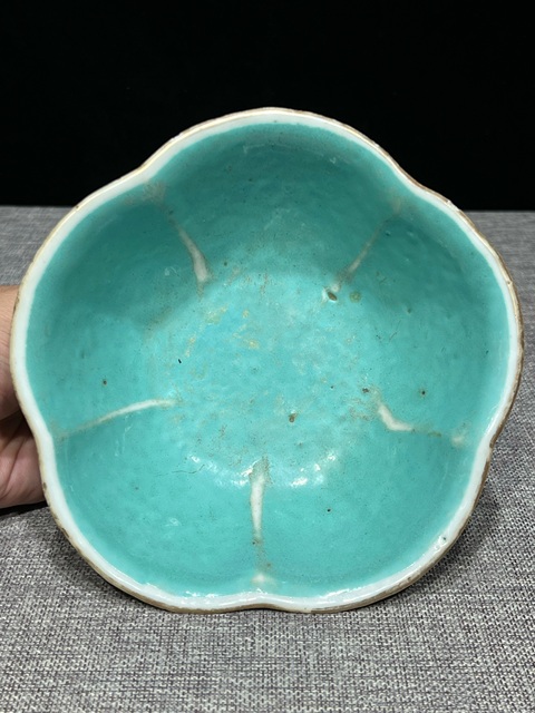 古玩陶瓷清·同治蓮池游禽滿池嬌粉彩碗拍賣，當前價格1680元