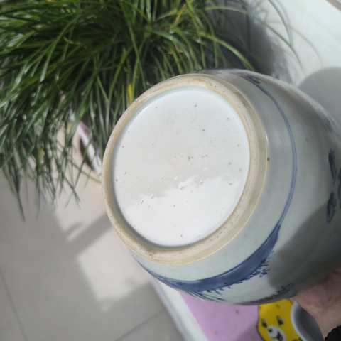 古玩陶瓷青花松竹梅罐拍賣，當前價格18000元