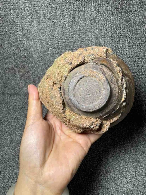 古玩陶瓷南宋紫口鐵胎建窯兔毫盞標本拍賣，當前價格99元