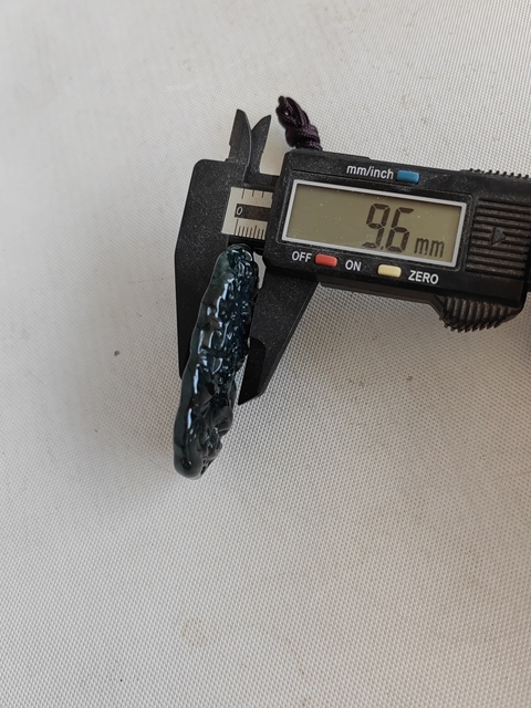 古玩玉器天然翡翠雕“龍牌”拍賣，當前價格398元